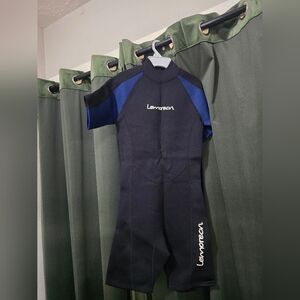 Lemorecn Black and Blue Wetsuit